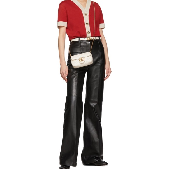 ❤️SOLD❤️GUCCIWhite Super Mini GG Marmont Bag✨ - Picture 4 of 17